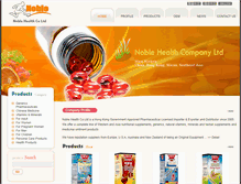 Tablet Screenshot of noblehealthco.com